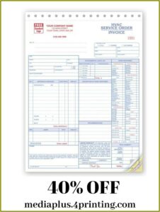 Hvac Invoices Forms
