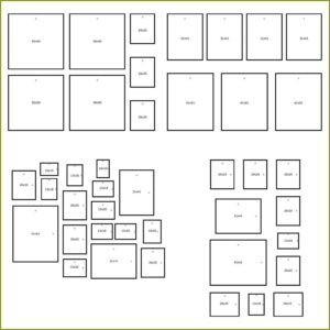 Ikea Wall Collage Template
