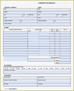 Independent Contractor Template Free