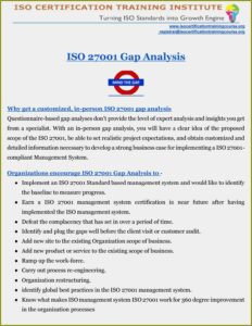 Iso 27001 Gap Analysis Template