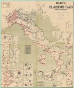 Italy Rail Network Map