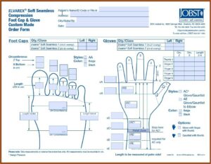 Jobst Elvarex Armsleeve Order Form