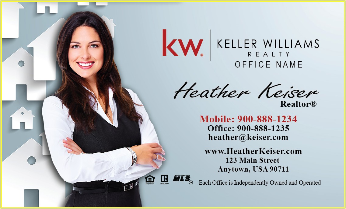 Keller Williams Realty Business Card Templates