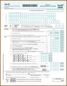 Ky Ez Tax Forms