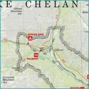 Lake Chelan Sawtooth Wilderness Map