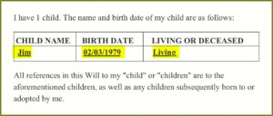Last Will And Testament Template Free Pdf
