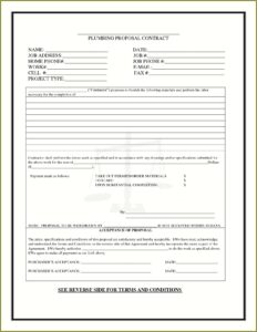 Lawn Care Bid Proposal Template Excel