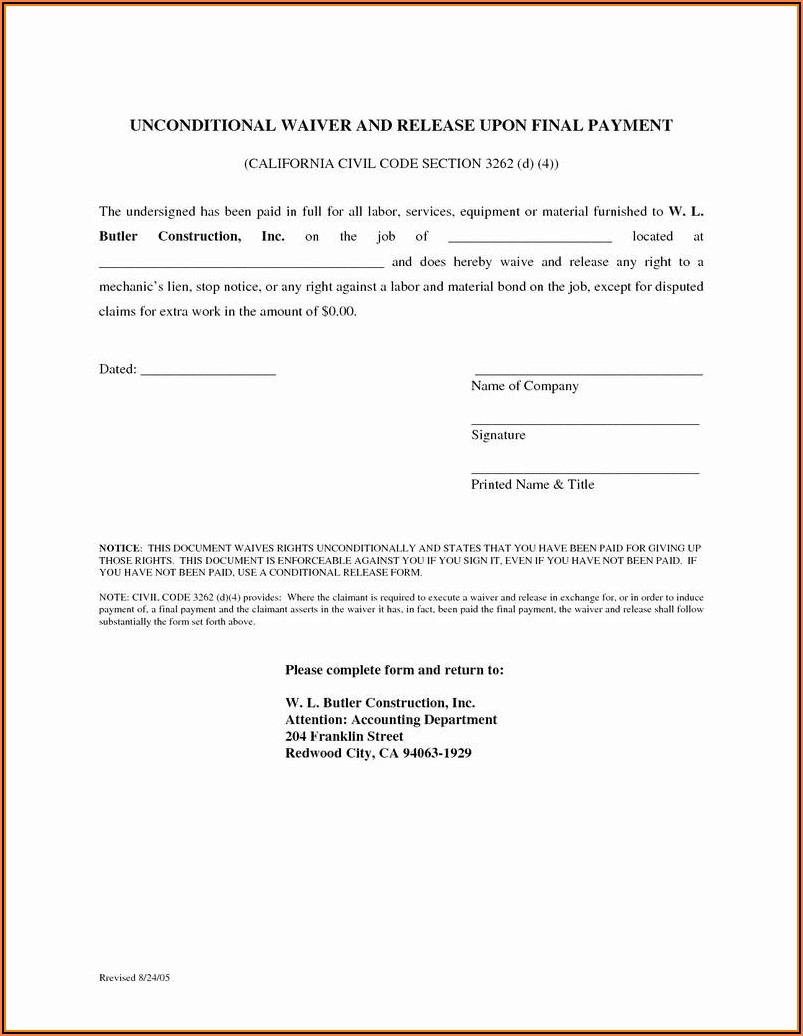 Liability Waiver Form Texas