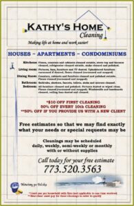 Maid Service Flyer Template