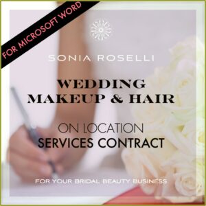 Makeup Artist Wedding Contract Template