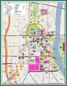Map Of Nashville Tn Hotels