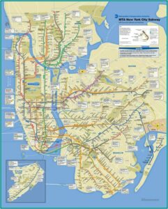 Map Of Nyc 5 Boroughs
