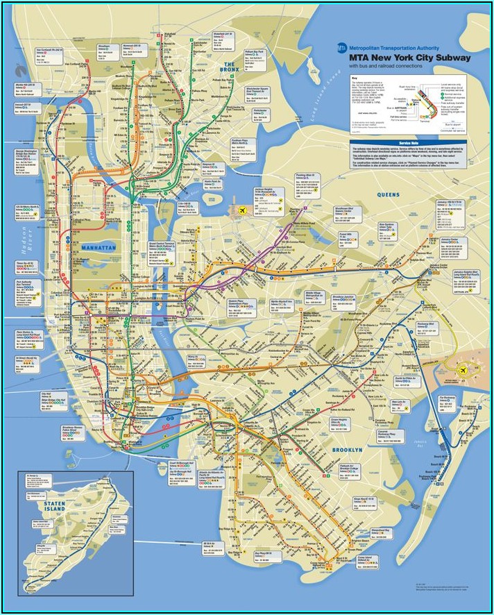 Map Of Nyc 5 Boroughs