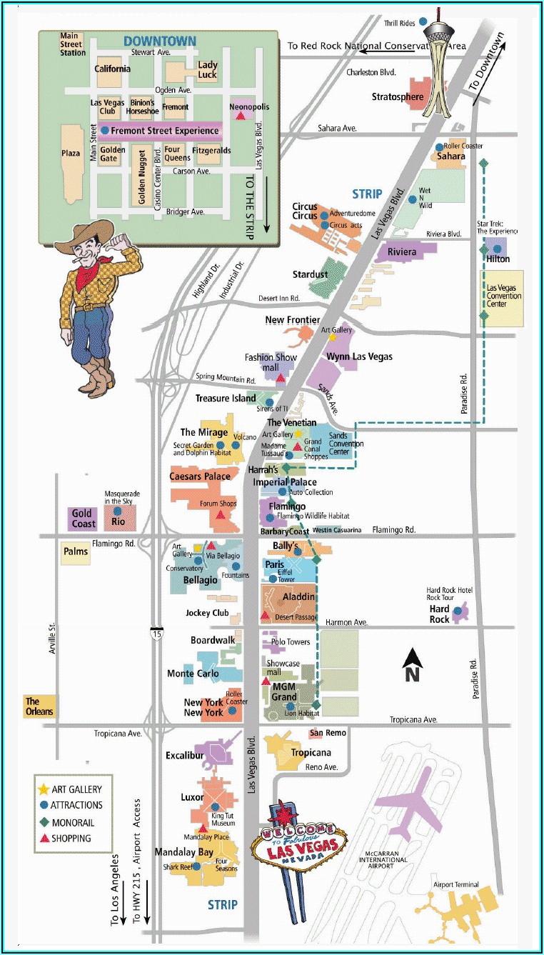 Maps Of Hotels On Las Vegas Strip
