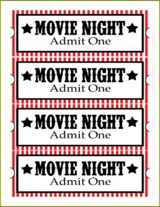 Meal Ticket Template