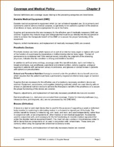 Medicare Wheelchair Request Form