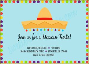 Mexican Invitation Template Free