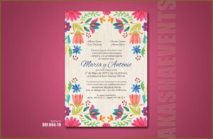 Mexican Theme Invitation Template