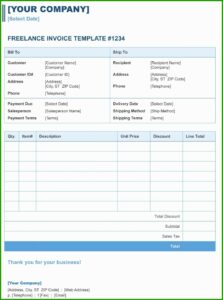 Microsoft Word Invoice Templates Free
