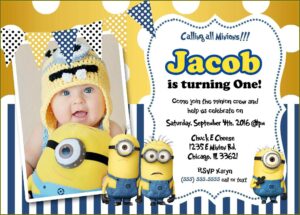 Minion Invitation Template