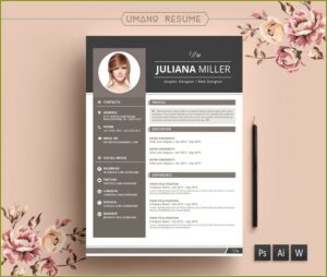 Modern Resume Templates Free Download