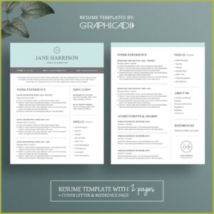 Modern Resume Templates Free Word