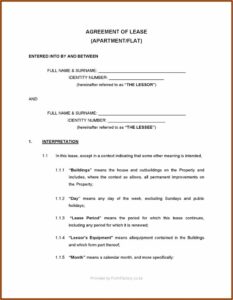 Month To Month Lease Nyc Form