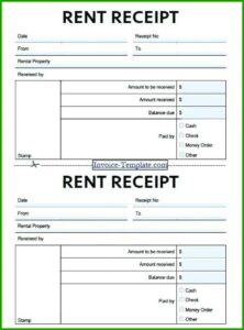 Monthly Invoice Template Excel