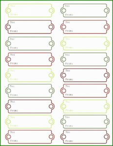 Name Tag Label Template Free