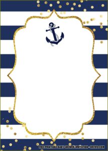 Nautical Baby Shower Invitations Templates