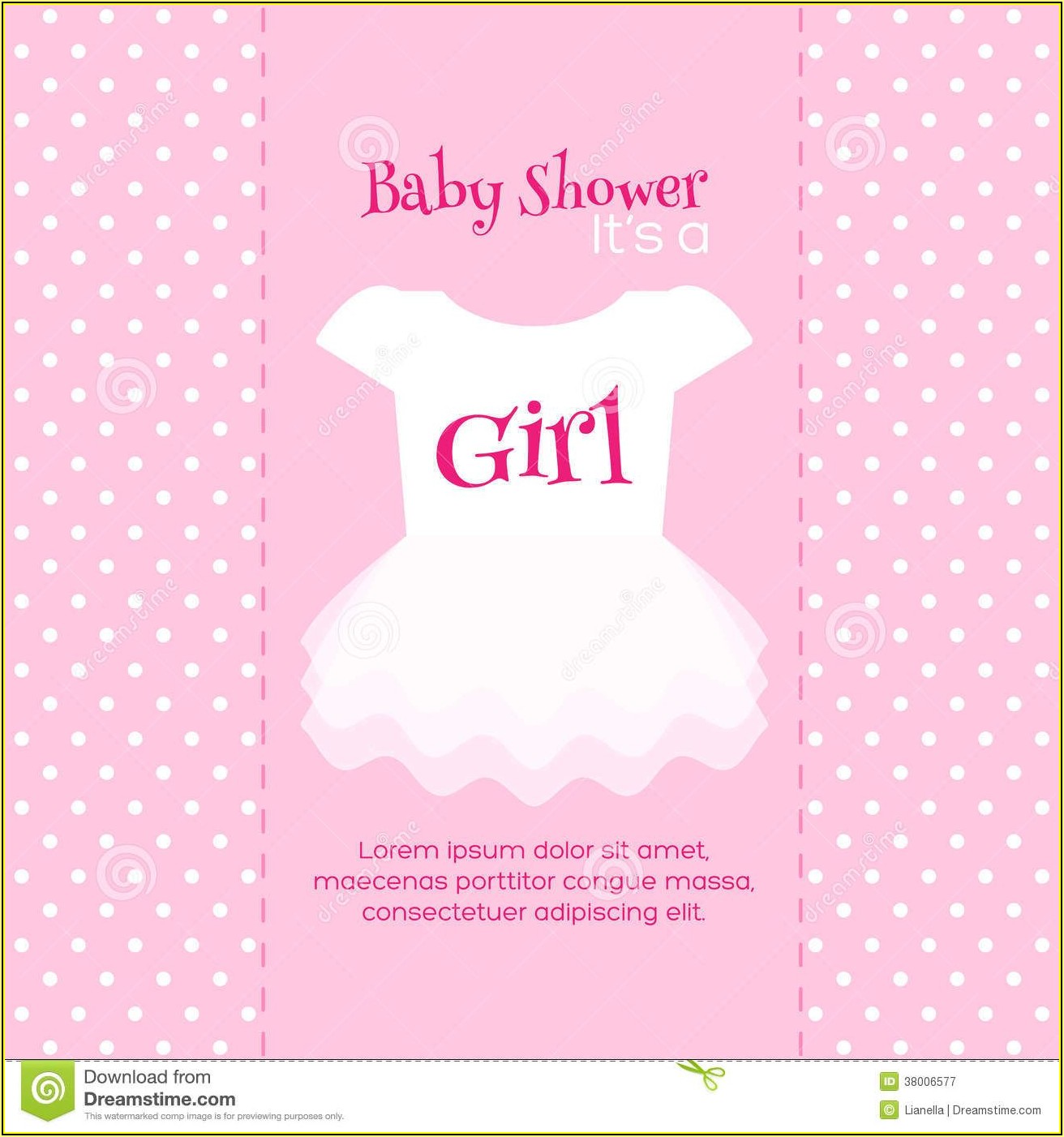 Nautical Girl Baby Shower Invitations Templates Free