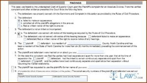 Nc Absolute Divorce Forms