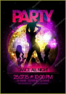 Neon Party Invitations Templates Free
