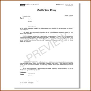 Nys Health Care Proxy And Living Will Forms