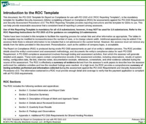 Pci Dss Aoc Template