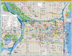 Phila Street Map Center City