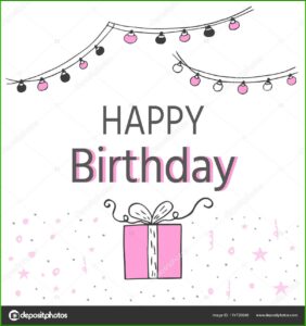 Pink And Black Birthday Invitation Templates