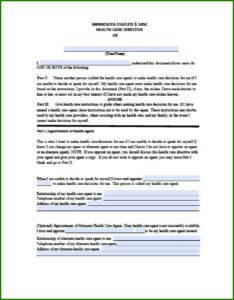 Power Of Attorney Paperwork Minnesota