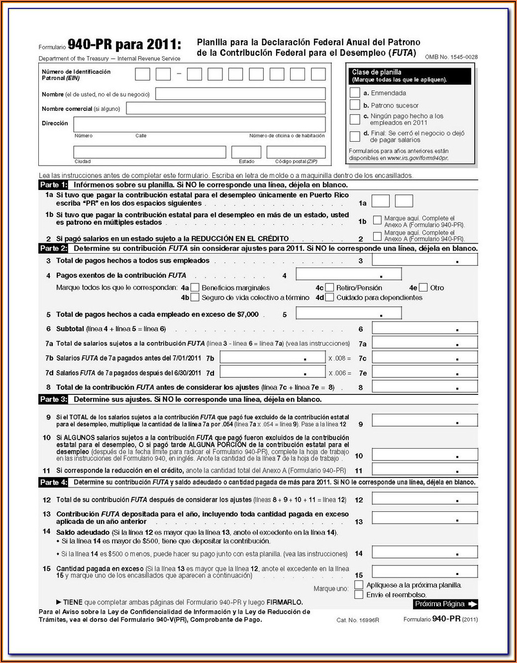 Printable Irs Form 1040a 2014