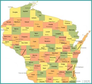 Printable Map Of Dane County Wi