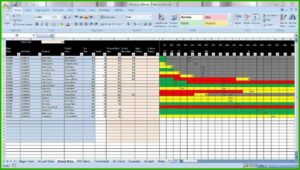 Production Planning Excel Sheet Template