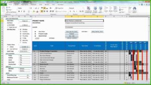 Project Plan Template Excel 2010 Free