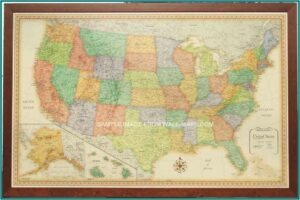 Rand Mcnally Signature World Wall Map Laminated