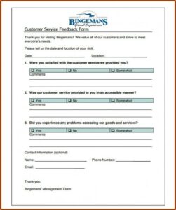 Real Estate Showing Feedback Form Template