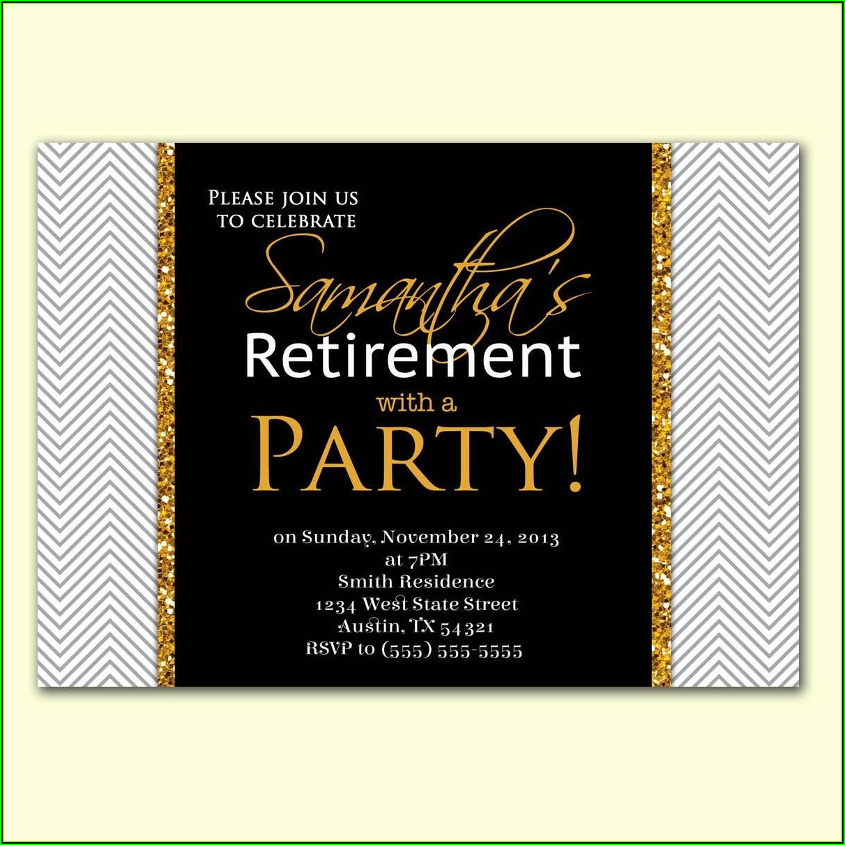 Retirement Party Invitation Templates For Word
