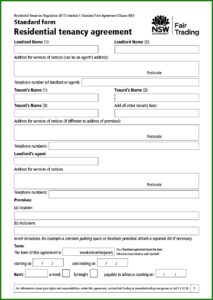 Room Letting Contract Template