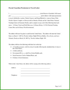 Sample Child Medical Consent Form
