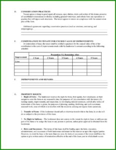 Sample Of Lease Agreement Pdf