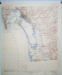 San Diego County Topographic Map