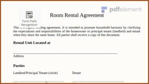 Simple Rent Agreement Format In English